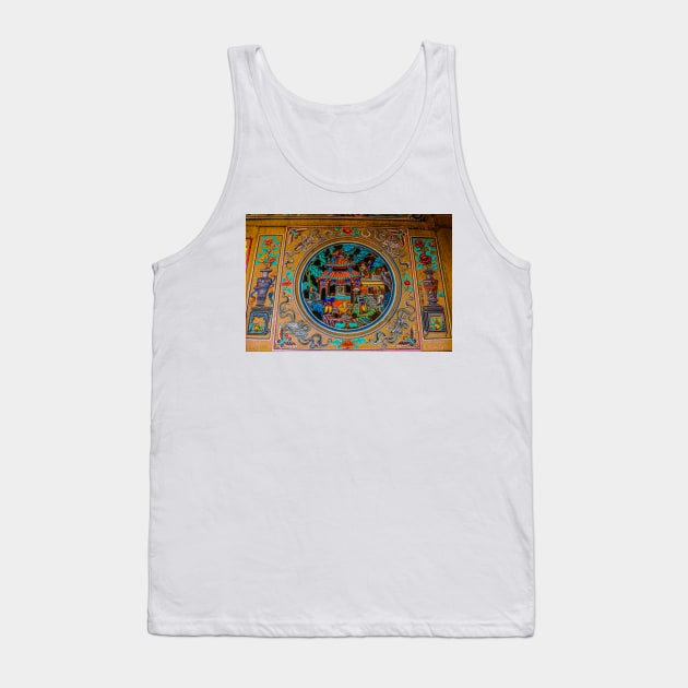 Chinese temple building ornate in Georgetown e Tank Top by kall3bu